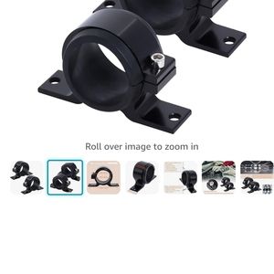 2pcs 50mm fuel filter mounting bracket, car oil, fuel, gas pump clamp holder 111